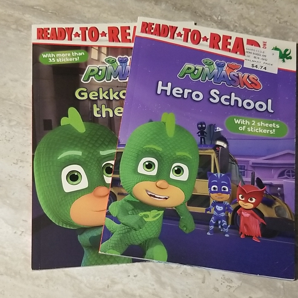 PJ Masks Hero School and Gekko Saves the City Ready To Read Books